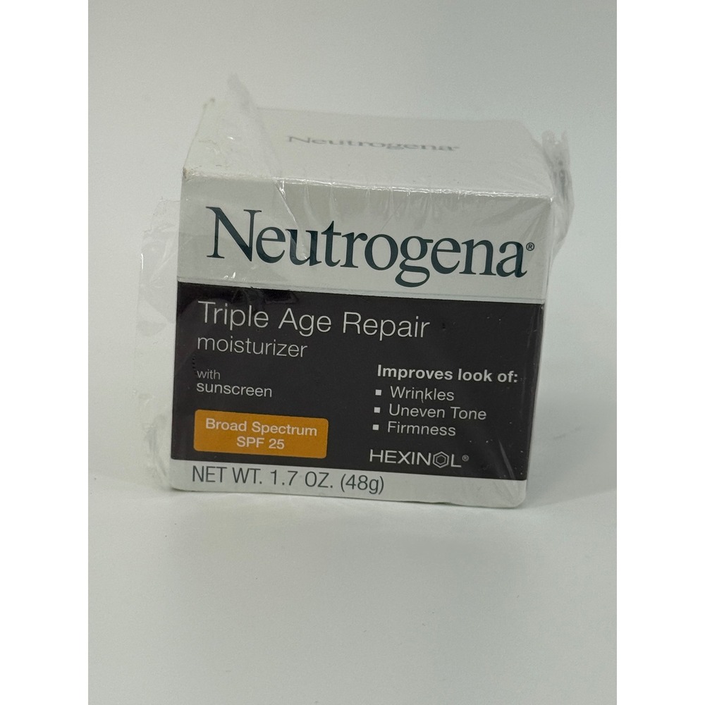 NEW Neutrogena Triple Age Repair Moisturizer SPF 25 Vitamin C 1.7 oz EXP 06/2027